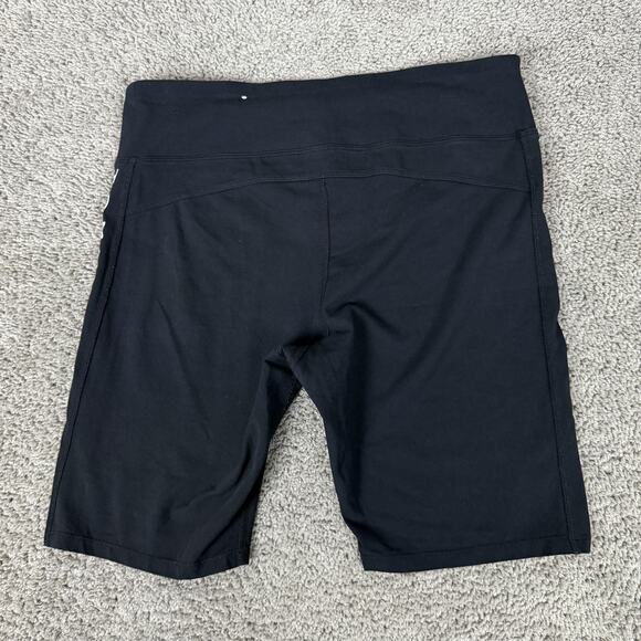 Tommy Hilfiger Shorts Womens XL Black Sport Bike Logo High Rise Cotton - Picture 8 of 9